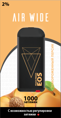 EOS Air Wide PEACH FREEZE (2% 4ml 1000 затяжек)